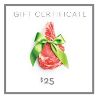 25 Gift Certificate