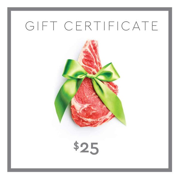 25 Gift Certificate