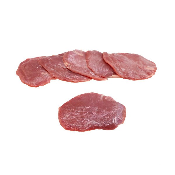 Raw venison flank steaks fanned out above a single raw venison flank steak.